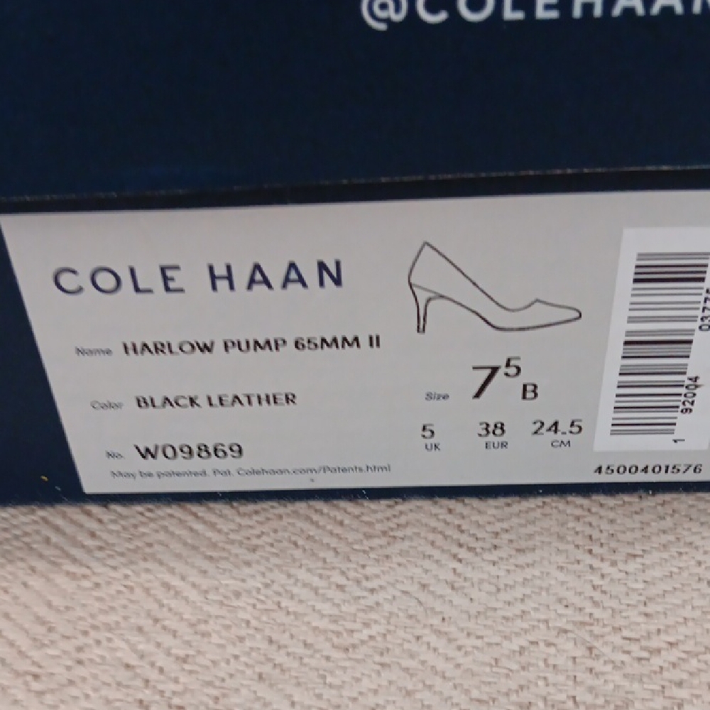 Cole Haan Women's Black Leather Pumps